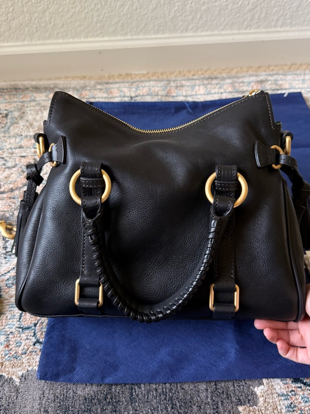 Dooney & Bourke Florentine Satchel in Black Black - Picture 3 of 15